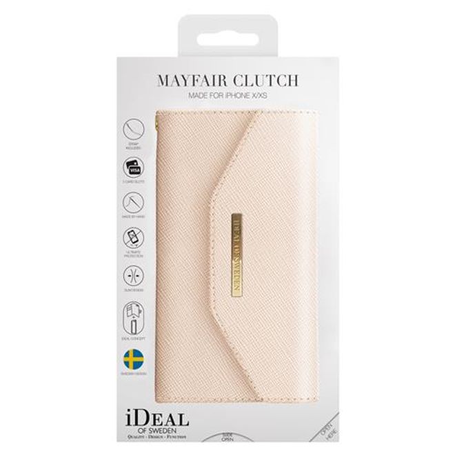 iDeal of Sweden - iPhone XS/X Hülle - Mayfair Clutch - beige