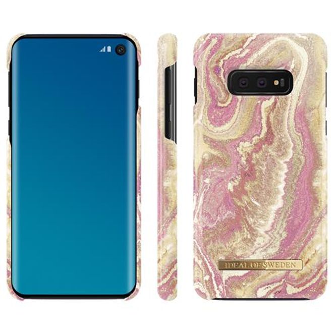 iDeal of Sweden - Samsung Galaxy S10e Hülle - Printed Case - Golden Blush Marble