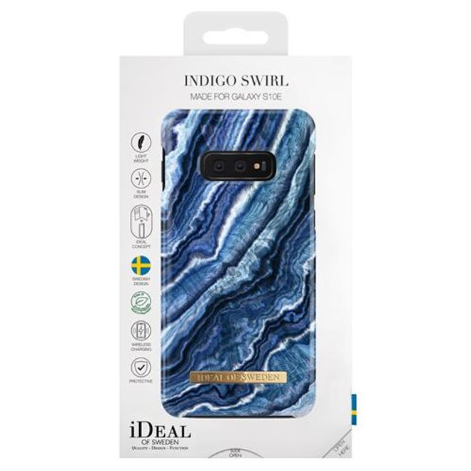 iDeal of Sweden - Samsung Galaxy S10e Hülle - Printed Case - Indigo Swirl