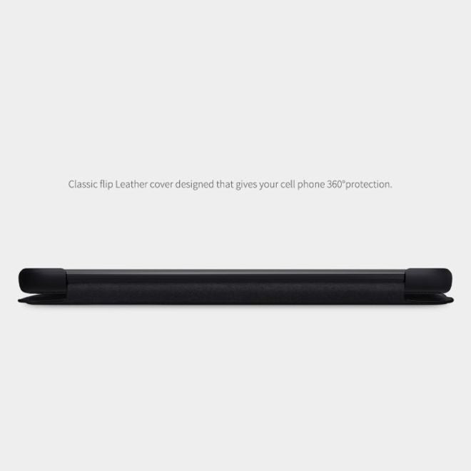 Nillkin - Samsung Galaxy A70 Hülle - Leder Book Case - Qin Series - schwarz