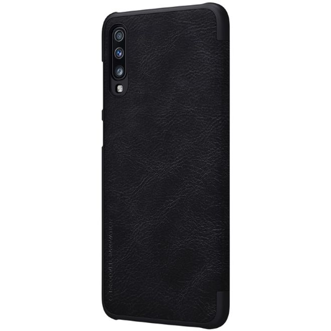 Nillkin - Samsung Galaxy A70 Hülle - Leder Book Case - Qin Series - schwarz