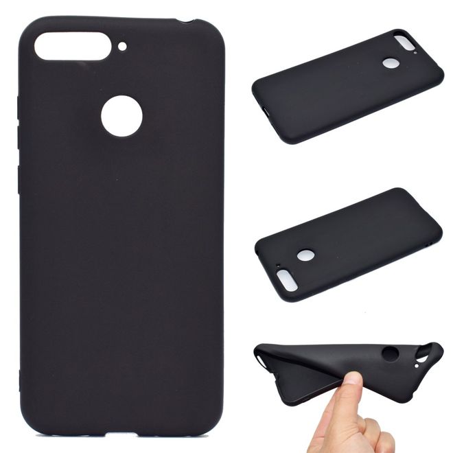 Huawei Honor 7A Handyhülle - Softcase TPU Series - schwarz