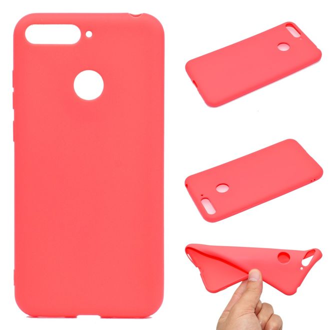 Huawei Honor 7A Handyhülle - Softcase TPU Series - rot