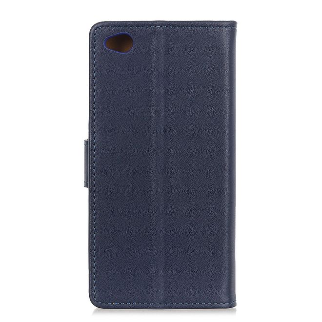 Xiaomi Redmi Go Handy Hülle - Classic II Leder Bookcover Series - blau