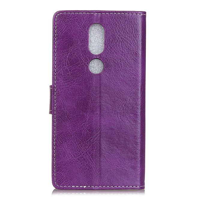 Nokia 4.2 Handyhülle - Crazy Horse III Leder Series Case - purpur