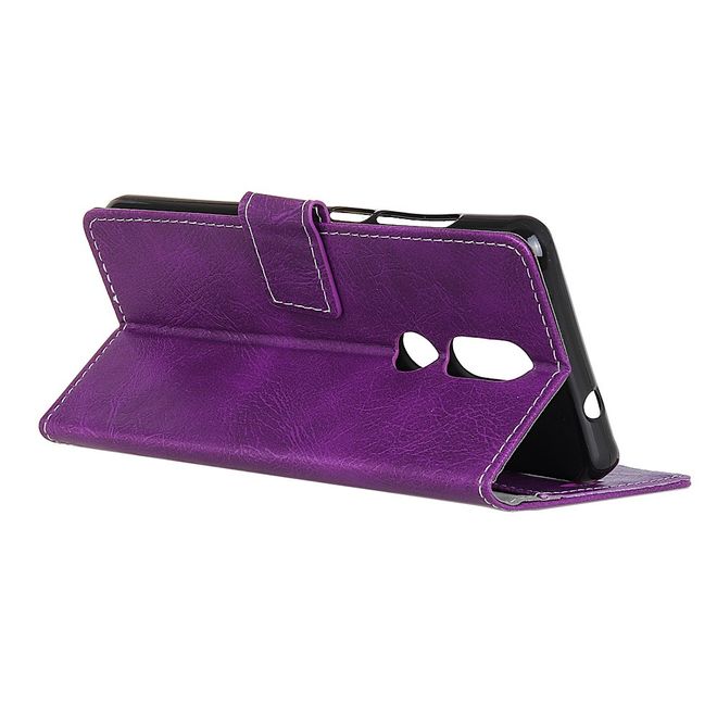 Nokia 4.2 Handyhülle - Crazy Horse III Leder Series Case - purpur