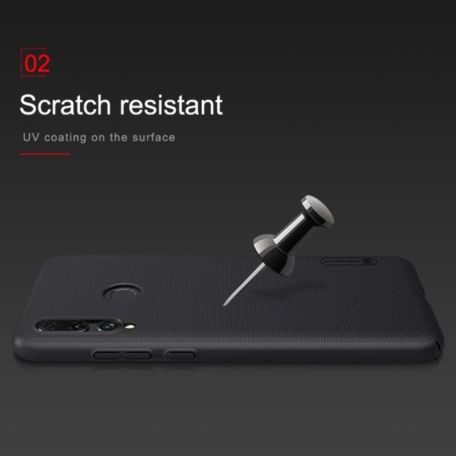 Nillkin - Huawei P Smart+ (2019) Hülle - Plastik Case - Super Frosted Shield Series - rot