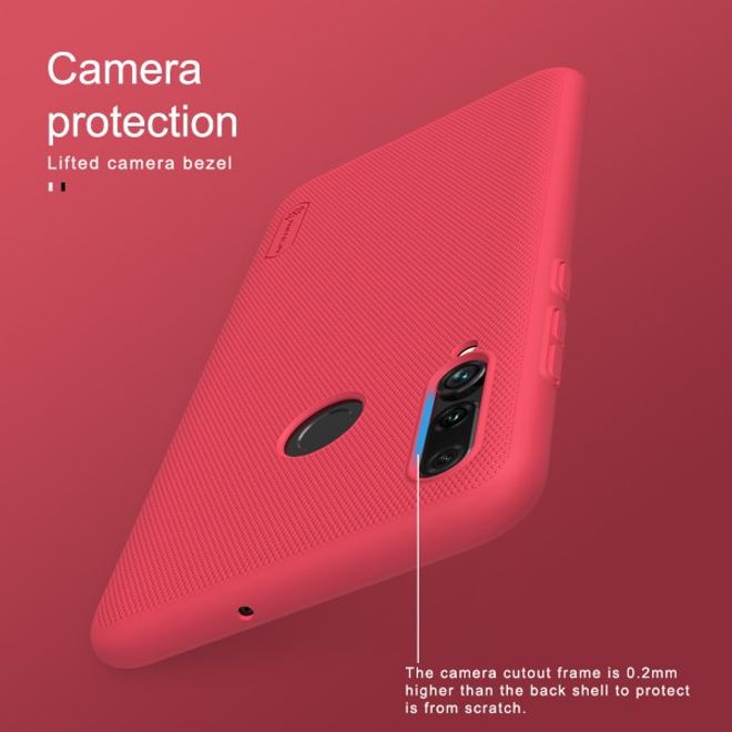 Nillkin - Huawei P Smart+ (2019) Hülle - Plastik Case - Super Frosted Shield Series - rot