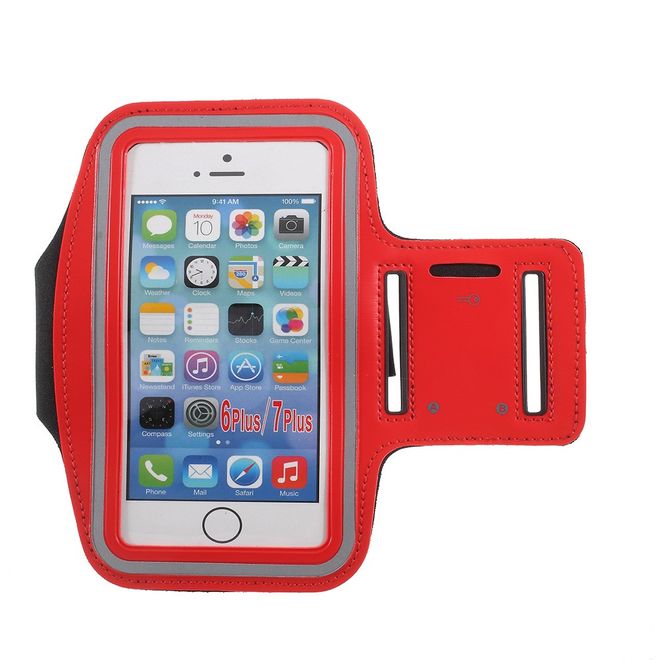 Universal - Sport Armband für Smartphones bis 6.2" (max 147 x 75 mm) - rot