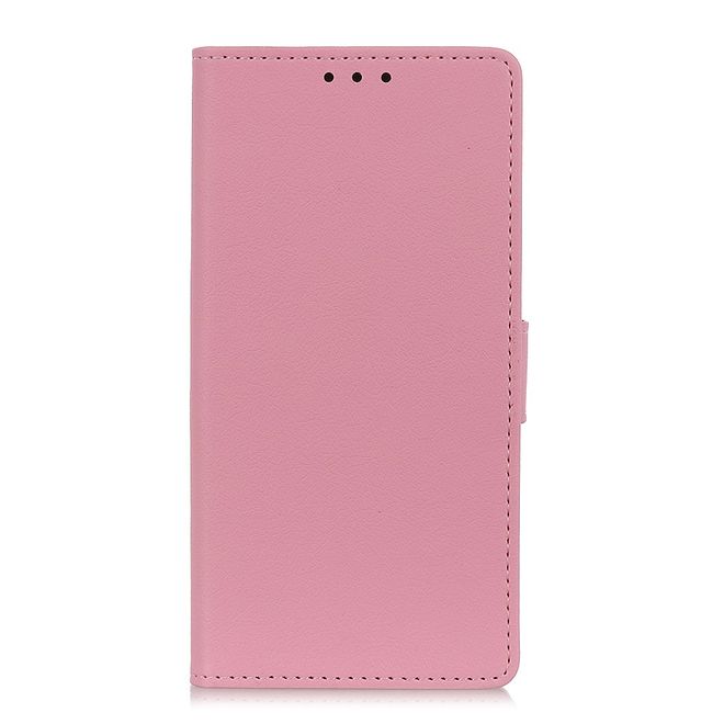 LG V50 ThinQ 5G Handy Hülle - Classic III Leder Bookcover Series - pink
