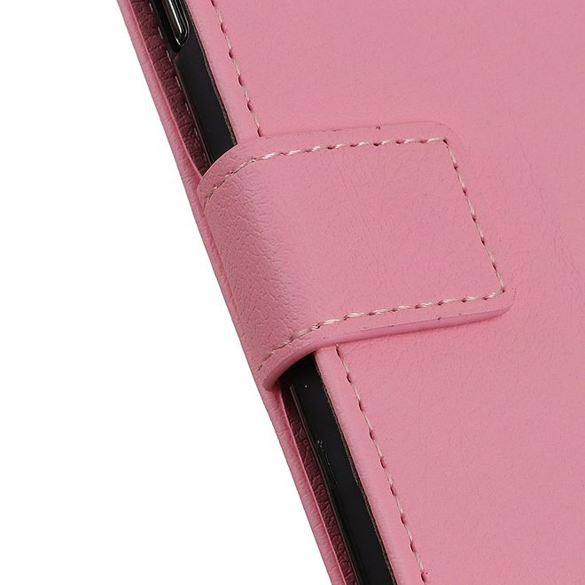 LG V50 ThinQ 5G Handy Hülle - Classic III Leder Bookcover Series - pink