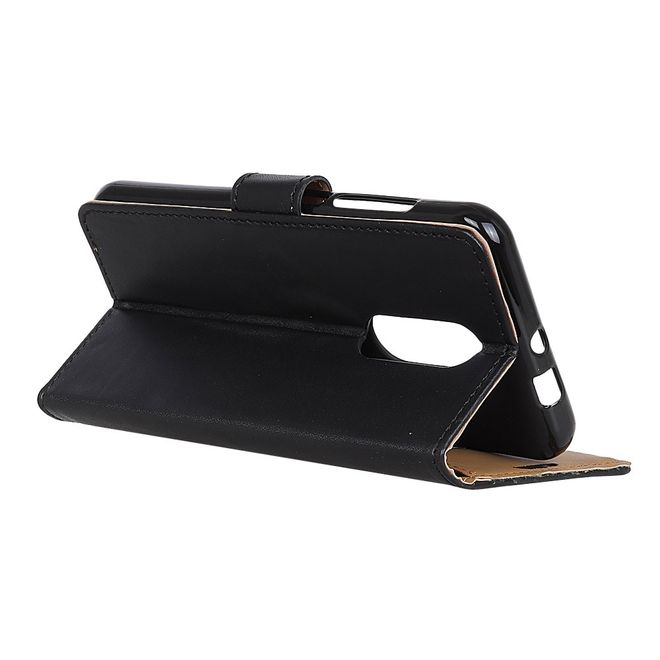 Nokia 3.2 Handy Hülle - Classic II Leder Bookcover Series - schwarz