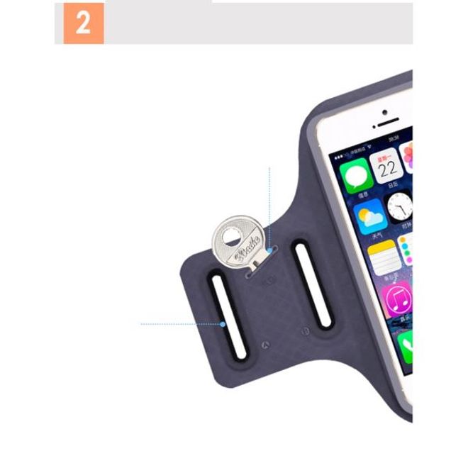 MU Classic - Sport Fitness Armband - für iPhone 8 Plus / 7 Plus - gelb