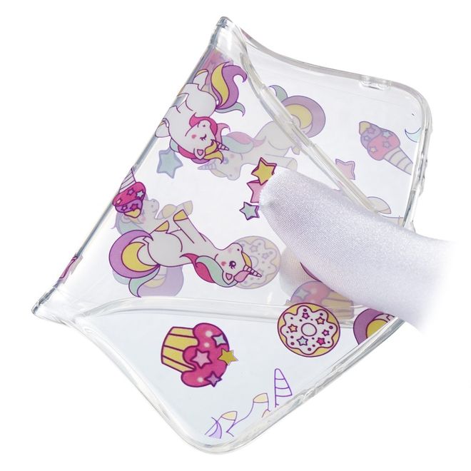 Samsung Galaxy A70 Handyhülle - Softcase Image Plastik Series - Einhorn