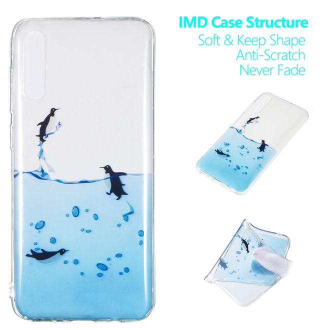 Samsung Galaxy A70 Handyhülle - Softcase Image Plastik Series - Pinguin
