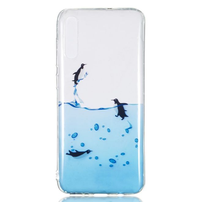 Samsung Galaxy A70 Handyhülle - Softcase Image Plastik Series - Pinguin