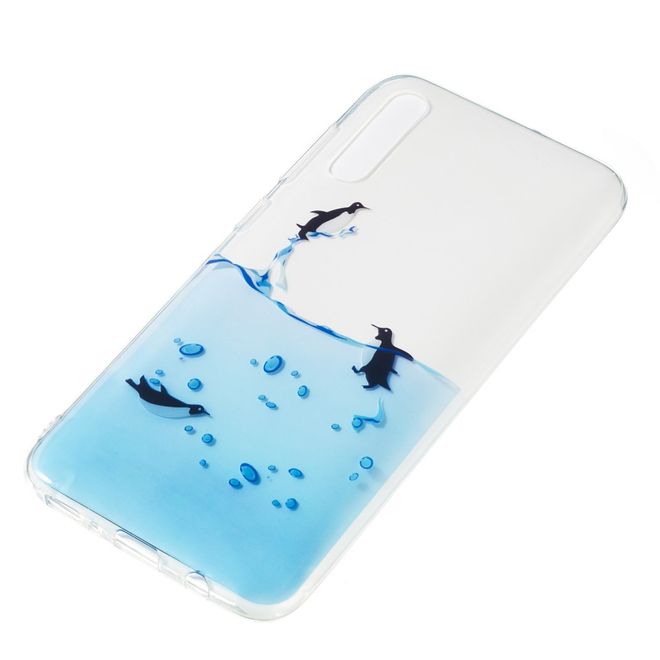 Samsung Galaxy A70 Handyhülle - Softcase Image Plastik Series - Pinguin