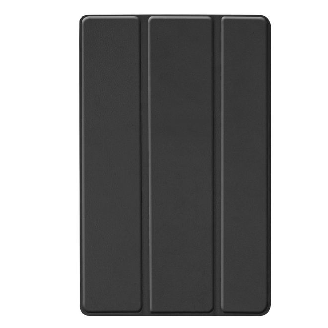 Samsung Galaxy Tab A 10.1 (2019) Hülle - Dreifach faltbares Leder Case - schwarz