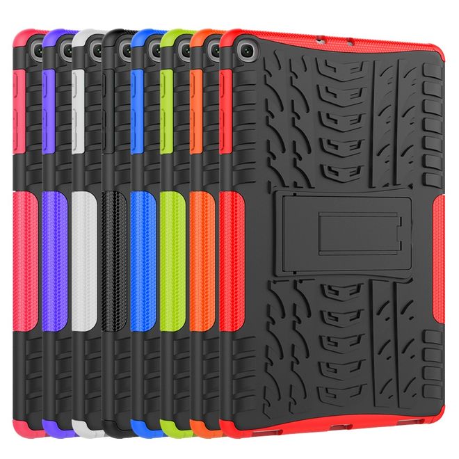 Samsung Galaxy Tab A 10.1 (2019) Hülle - Robustes Plastik Hardcase - schwarz