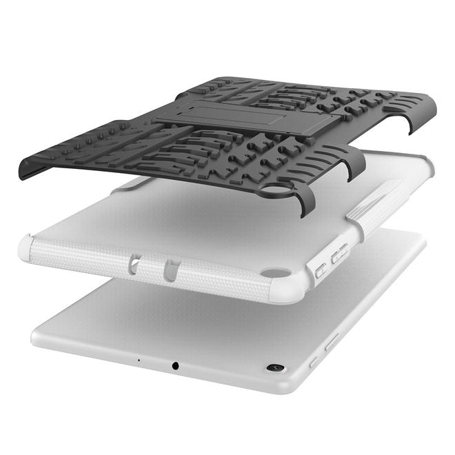 Samsung Galaxy Tab A 10.1 (2019) Hülle - Robustes Plastik Hardcase - weiss