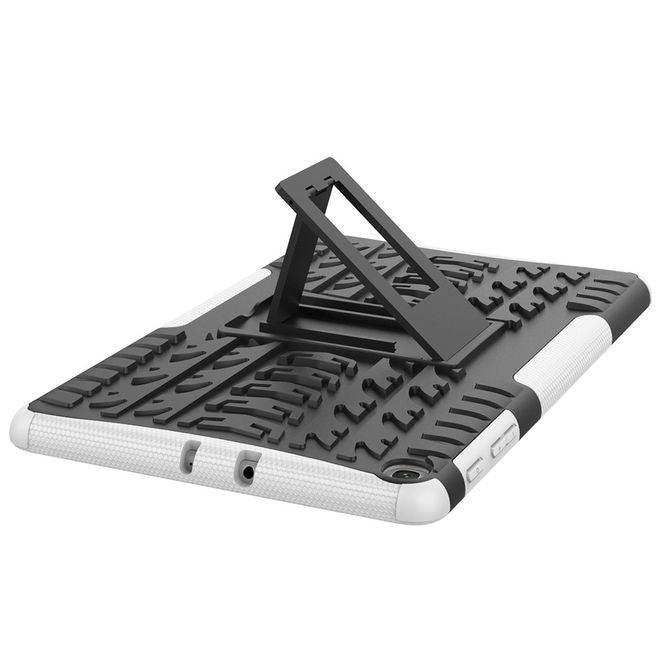 Samsung Galaxy Tab A 10.1 (2019) Hülle - Robustes Plastik Hardcase - weiss