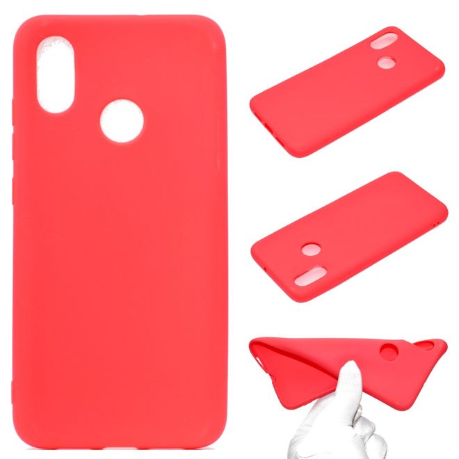 Huawei Y6 (2019) Handyhülle - Softcase TPU Series - rot