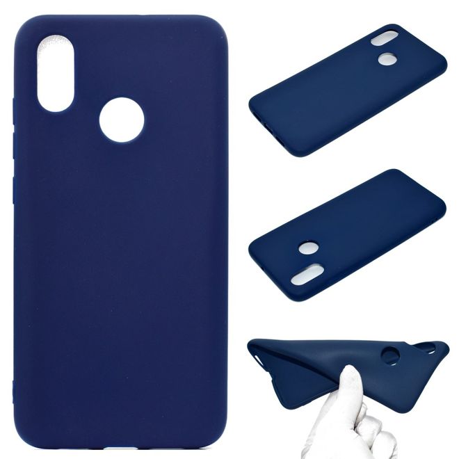 Huawei Y6 (2019) Handyhülle - Softcase TPU Series - dunkelblau
