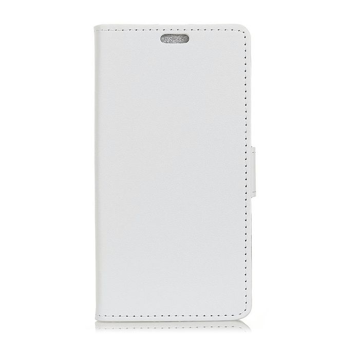 Google Pixel 3a XL Handy Hülle - Classic III Leder Bookcover Series - weiss