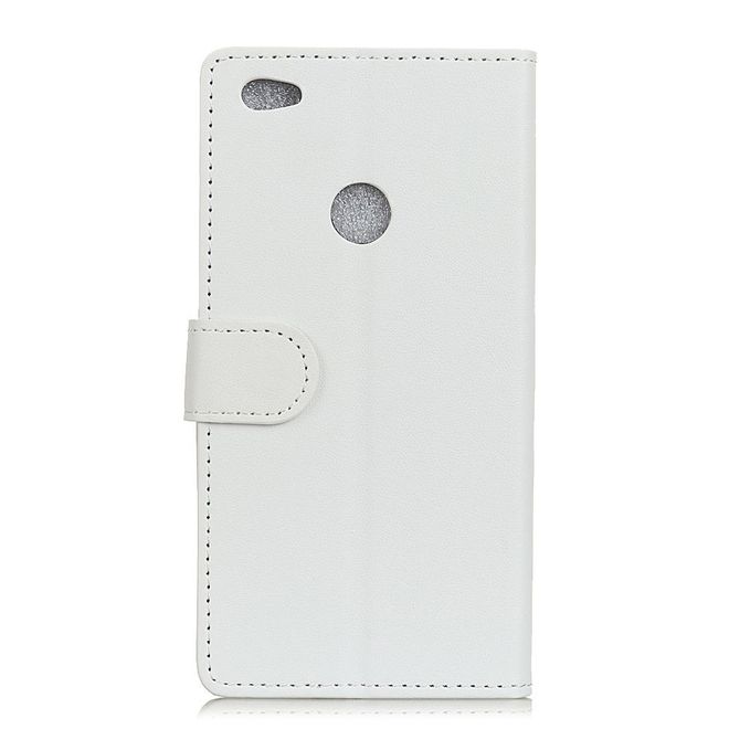 Google Pixel 3a XL Handy Hülle - Classic III Leder Bookcover Series - weiss
