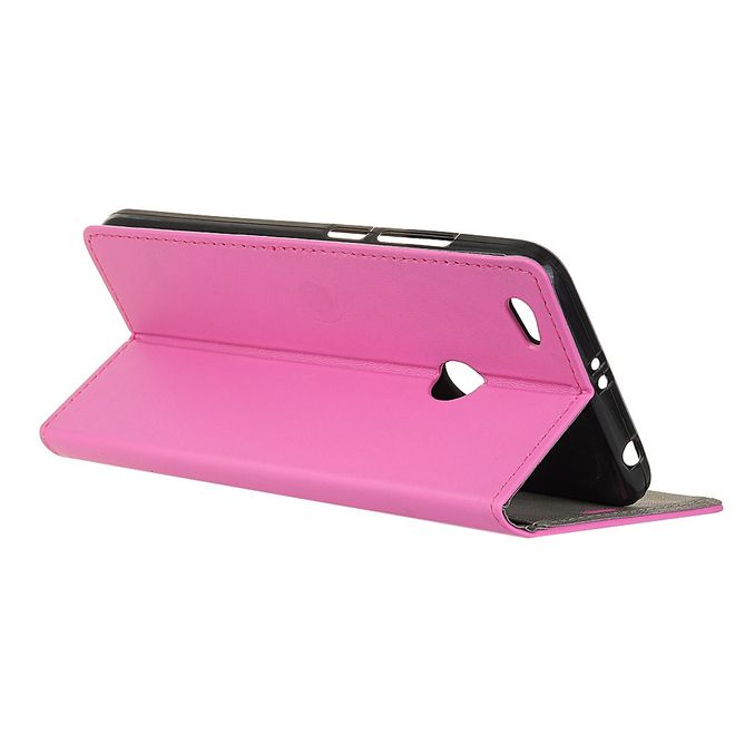 Google Pixel 3a XL Handy Hülle - Classic III Leder Bookcover Series - rosa