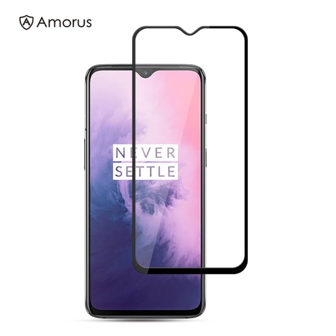 Amorus - OnePlus 7 Schutzglas Displayschutz - Panzer Glas - transparent
