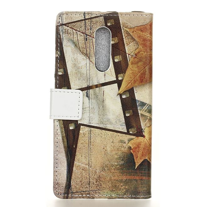 OnePlus 7 Handyhülle - Leder Bookcover Image II Series - Eiffelturm und Ahorn