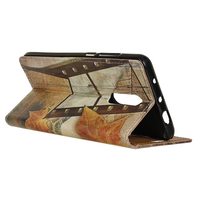 OnePlus 7 Handyhülle - Leder Bookcover Image II Series - Eiffelturm und Ahorn