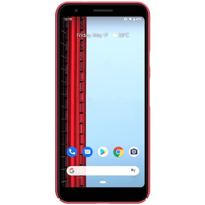Nillkin - Google Pixel 3a XL Hülle - Plastik Case - Super Frosted Shield Series - rot