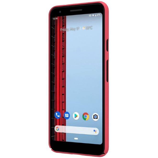 Nillkin - Google Pixel 3a XL Hülle - Plastik Case - Super Frosted Shield Series - rot