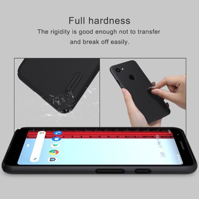 Nillkin - Google Pixel 3a XL Hülle - Plastik Case - Super Frosted Shield Series - rot