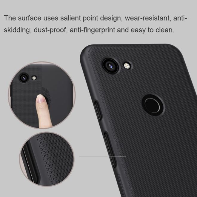 Nillkin - Google Pixel 3a XL Hülle - Plastik Case - Super Frosted Shield Series - rot