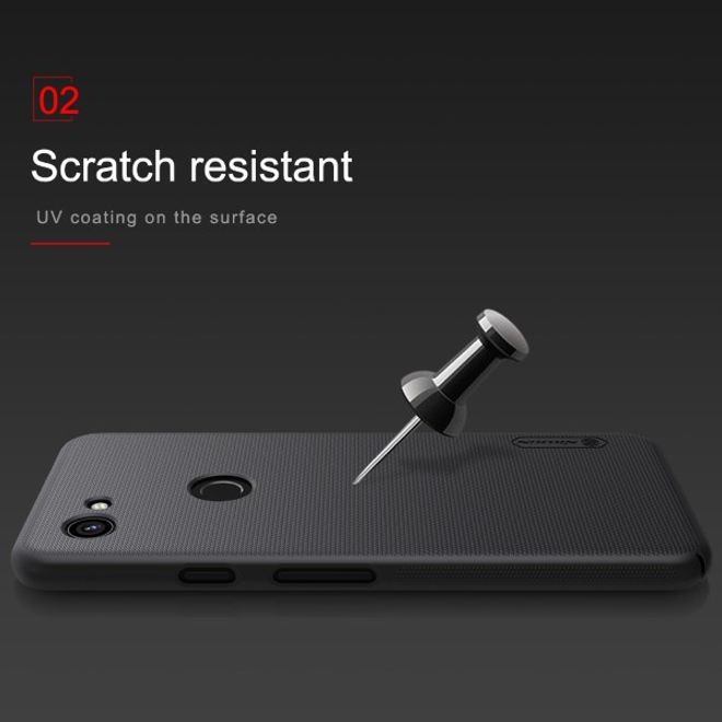 Nillkin - Google Pixel 3a XL Hülle - Plastik Case - Super Frosted Shield Series - rot