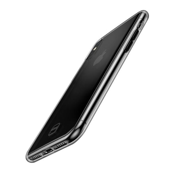 Baseus - iPhone XS / X Hülle - Softcase mit Armbändel - schwarz