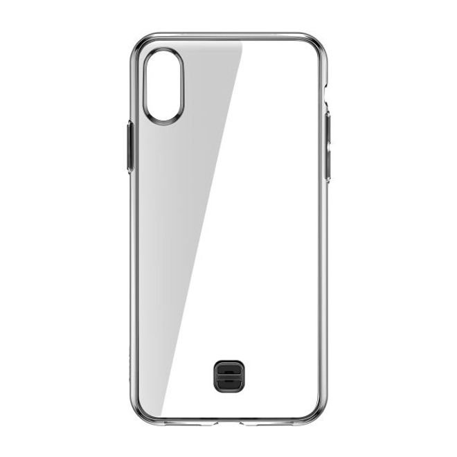 Baseus - iPhone XS / X Hülle - Softcase mit Armbändel - schwarz