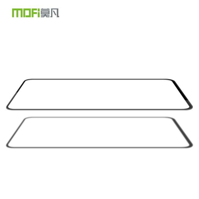 Mofi - Samsung Galaxy A80 Schutzglas Displayschutz - 3D Curved Panzer Glas - schwarz