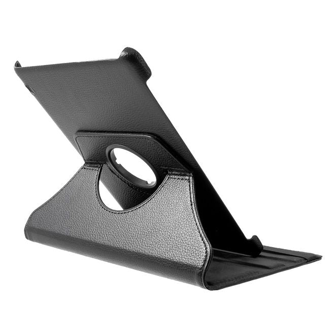 Huawei MediaPad T5 10 Hülle - 360° rotierbares Case aus Leder - schwarz