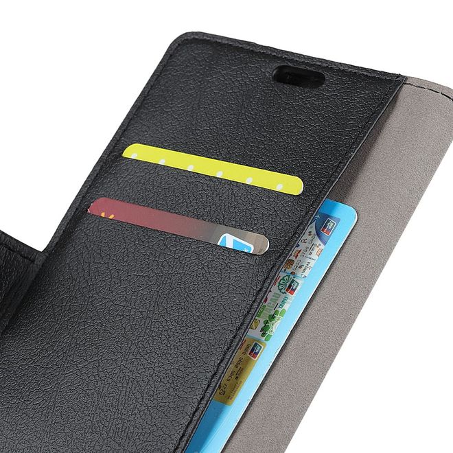 Xiaomi Mi Play Handy Hülle - Classic III Leder Bookcover Series - schwarz