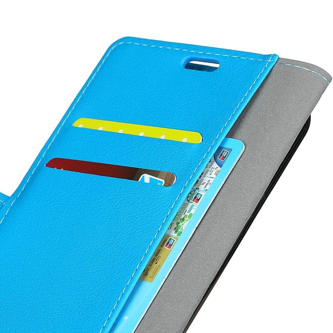 Xiaomi Mi Play Handy Hülle - Classic III Leder Bookcover Series - blau