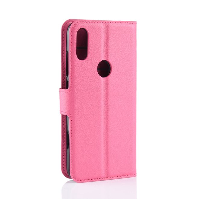 Xiaomi Mi Play Handy Hülle - Litchi Leder Bookcover Series - rosa