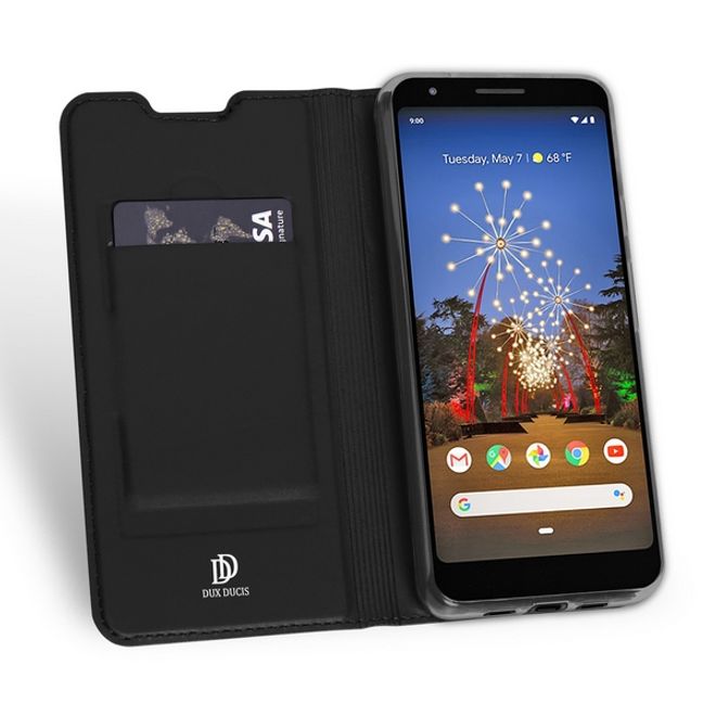 Dux Ducis - Google Pixel 3a XL Hülle - Handy Bookcover - Skin Pro Series - schwarz