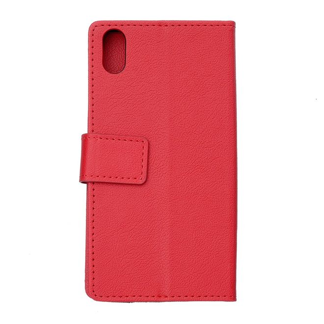 Xiaomi Mi 8 Pro Handy Hülle - Classic III Leder Bookcover Series - rot