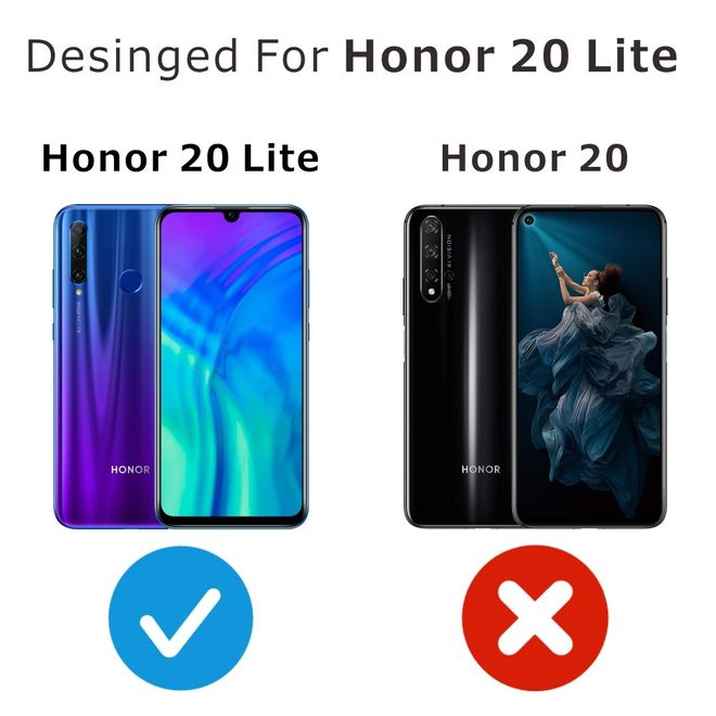 Huawei Honor 20 Lite Schutzglas Displayschutz - Panzer Glas - 2 Stück - transparent