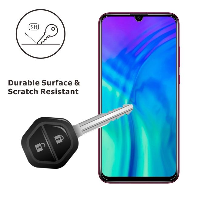 Huawei Honor 20 Lite Schutzglas Displayschutz - Panzer Glas - 2 Stück - transparent