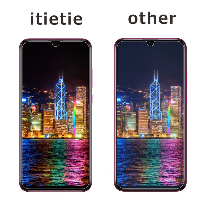 Huawei Honor 20 Lite Schutzglas Displayschutz - Panzer Glas - 2 Stück - transparent